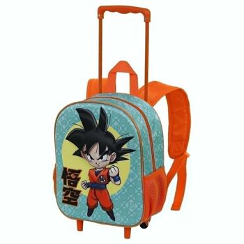 Dragon Ball (Dragon Ball) Brave-3D Sac à dos avec roulettes Petit, Bleu 1