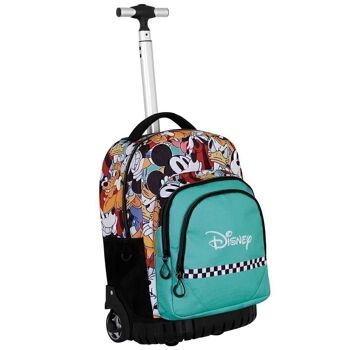Disney Mickey Mouse Squares-GTS FAN Sac à dos trolley Bleu 3