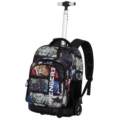 Marvel The Avengers Superpowers-GTS FAN Trolley Backpack, Multicolor