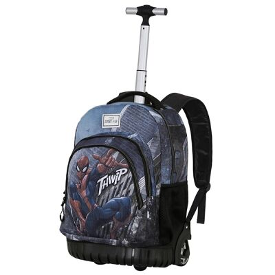 Marvel Spiderman Arachnid-Mochila Trolley GTS FAN, Rojo