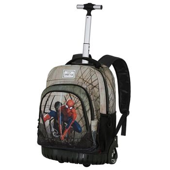 Marvel Spiderman Webslinger-GTS FAN Sac à dos à roulettes Noir 1