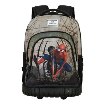 Marvel Spiderman Webslinger-GTS FAN Sac à dos à roulettes Noir 2