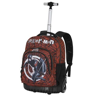 Marvel Spiderman Blackspider-GTS FAN Trolley Backpack, Red