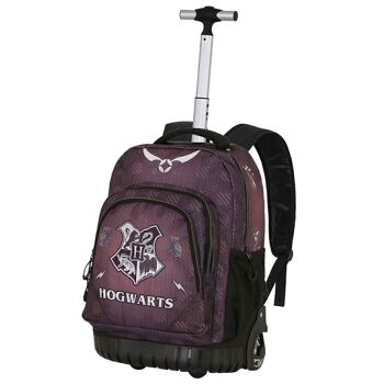 Harry Potter Hogwarts-Trolley Backpack GTS FAN, Marron 1