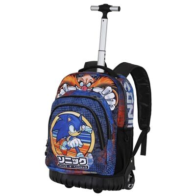 Sega-Sonic Checkpoint-Zaino Trolley GTS FAN, Blu