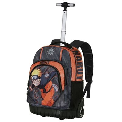 Naruto Shuriken-GTS FAN Trolley Sac à dos, Gris