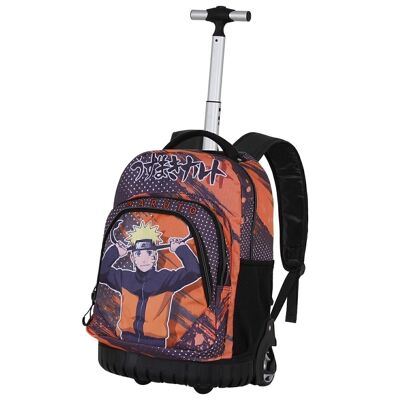 Naruto Hachimaki-GTS FAN Trolley Backpack, Orange