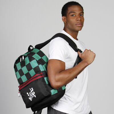 Demon Slayer Tanjiro-Backpack ECO 2.0, Multicolor