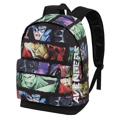 Marvel Los Vengadores Superpowers-Mochila HS FAN 2.0, Multicolor
