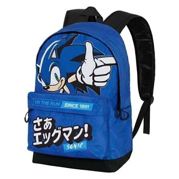 Sega-Sonic On the run-Sac à dos HS FAN 2.0, Bleu 1