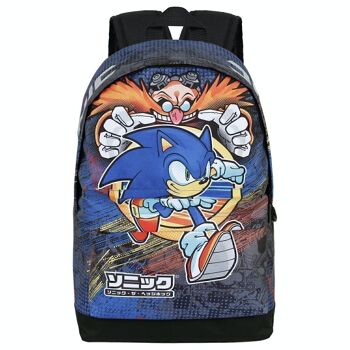 Sega-Sonic Checkpoint-Sac à dos HS FAN 2.0, Bleu 2