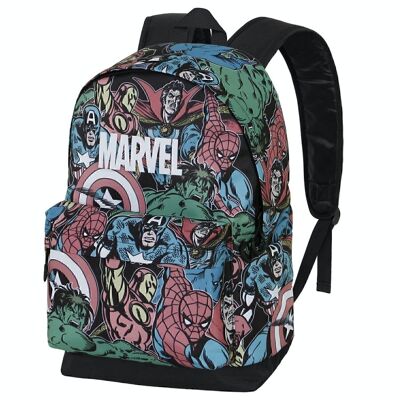 Marvel Heroes-Mochila HS FAN 2.0, Rojo