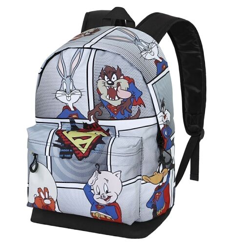 Looney Tunes Super Tunes-Mochila HS FAN 2.0, Gris