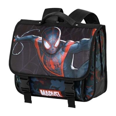 Marvel Spiderman Miles-Cartable Backpack 2.0, Black