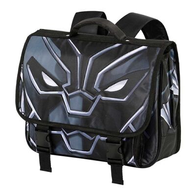 Marvel Black Panther Wakanda-Cartable Backpack 2.0, Black