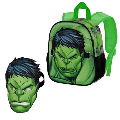 Marvel Hulk Green Strength-Mask Backpack, Green