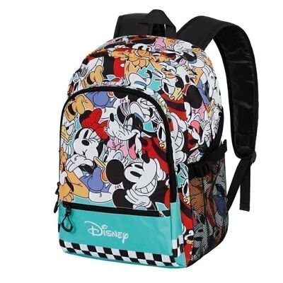 Disney Mickey Mouse Squares-Fight FAN 2 Backpack.0, Blue