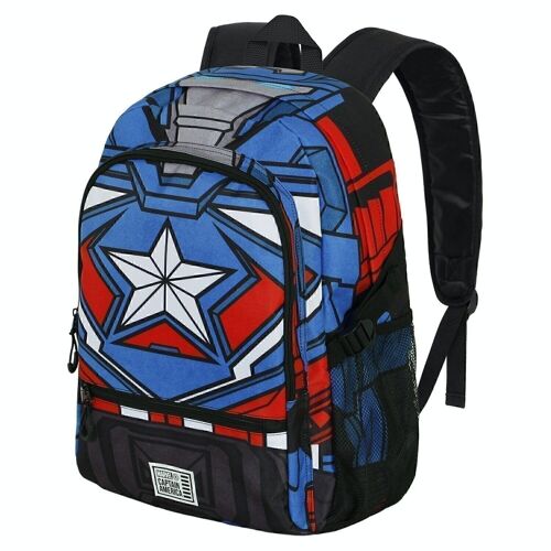 Marvel Capitán América Tekk Costume-Mochila Fight FAN 2.0, Azul