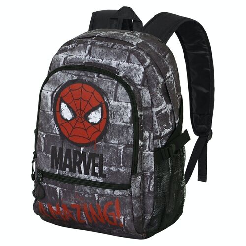 Marvel Spiderman Amazing-Mochila Fight FAN 2.0, Multicolor