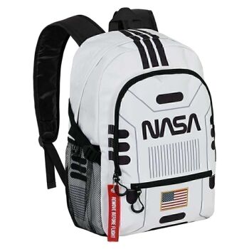 NASA Spaceship-Sac à dos Fight FAN 2.0, Blanc 3