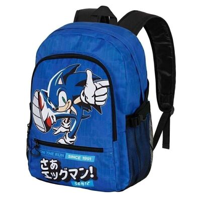 Sega-Sonic On the run-Backpack Fight FAN 2.0, Blue