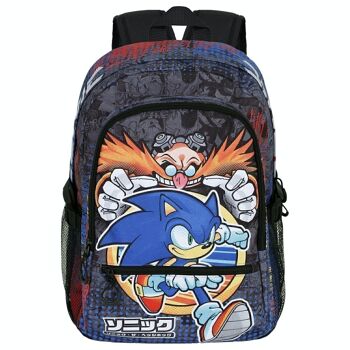 Sega-Sonic Checkpoint-Sac à dos Fight FAN 2.0, Bleu 2