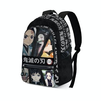 Demon Slayer Taisho-Sac à dos Fight FAN 2.0, Noir