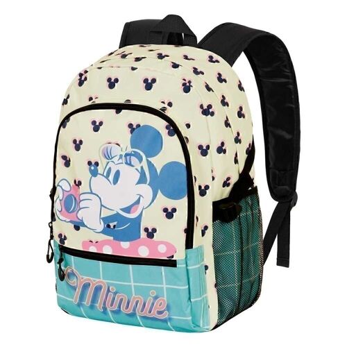 Disney Minnie Mouse Cheese-Mochila Fight FAN 2.0, Azul