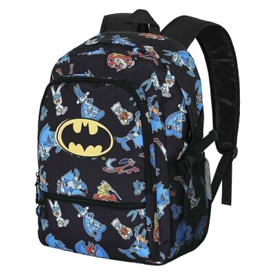 Looney Tunes Batman Tunes-Mochila Fight FAN 2.0, Negro