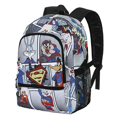Looney Tunes Super Tunes-Backpack Fight FAN 2.0, Gray