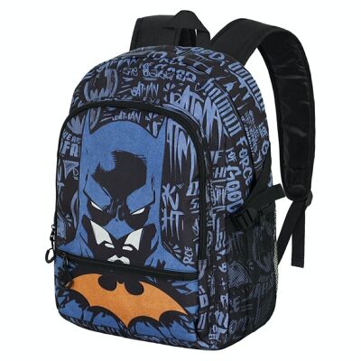 DC Comics Batman Wayne-Fight FAN 2 Backpack.0, Blue