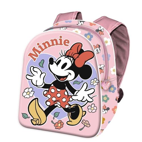 Disney Minnie Mouse Leaves-Mochila 3D Mini, Azul