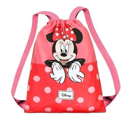 Disney Minnie Mouse Lean-Saco de Cuerdas Joy, Rojo