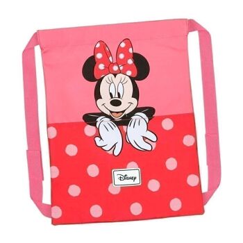 Disney Minnie Mouse Lean-Joy Sac à cordes Rouge 3