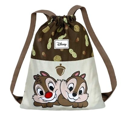 Disney Chip and Chop Nuts-Joy String Bag, Brown