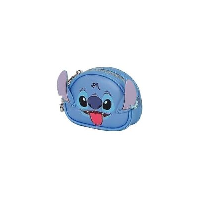 Disney Lilo and Stitch Face-Heady Purse, Blue