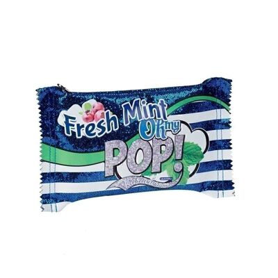 O My Pop! Mint-Bubblegum Pencil Case, Dark Blue