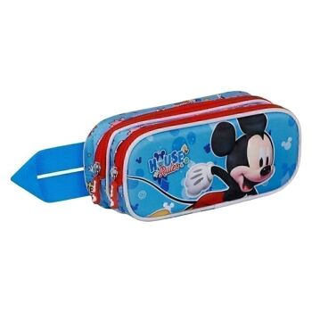 Disney Mickey Mouse House-Double Trousse 3D Bleu 3