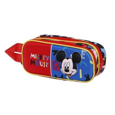 Disney Mickey Mouse Joyful-Double 3D Federmäppchen, Blau