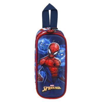 Marvel Spiderman Puissant-Double Trousse 3D Bleu 2