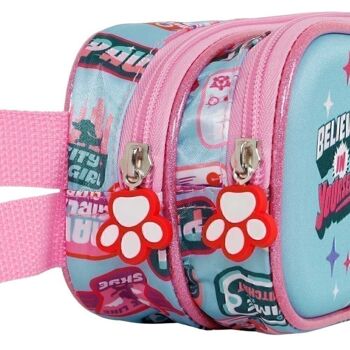 Paw Patrol Believe-Double Trousse à crayons 3D Multicolore 5