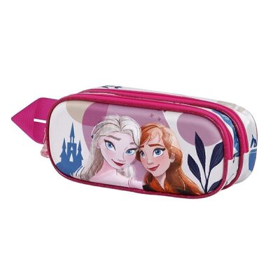 Disney Frozen 2 Castle-Estuche Portatodo 3D Doble, Multicolor