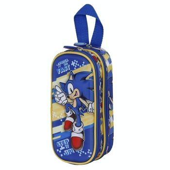 Trousse Sega-Sonic Step-Double 3D, Bleu 1