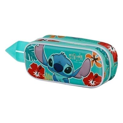 Disney Lilo and Stitch Tropic-Double 3D Pencil Case, Blue