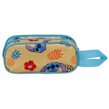 Disney Lilo et Stitch Grumpy-Double Trousse 3D Jaune 4