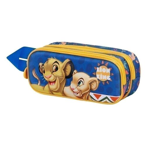 Disney El Rey León Nala-Estuche Portatodo 3D Doble, Azul