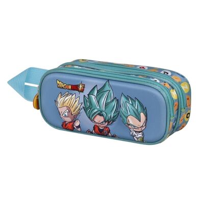 Dragon Ball (Dragon Ball) Three-Double 3D Pencil Case, Blue