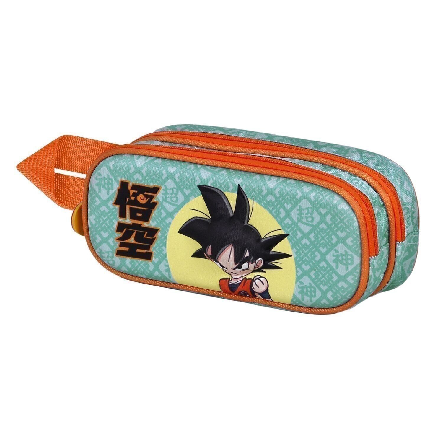 Dragon Ball (Dragon Ball) Brave-Double Trousse à crayons 3D, Bleu
