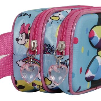 Disney Minnie Mouse Disney Wishful-Double Trousse 3D Bleu 4