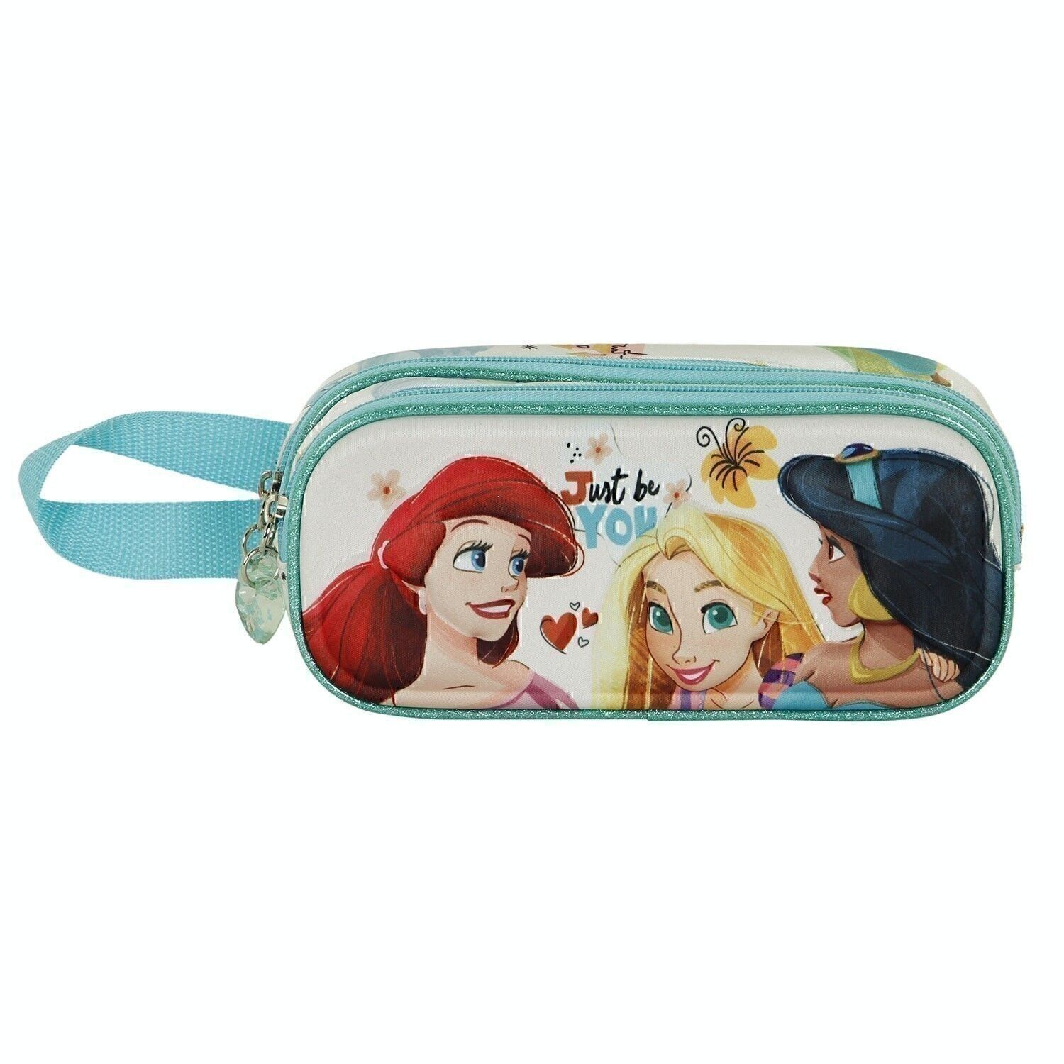 Disney Princesses You-Double Trousse à crayons 3D, Blanc